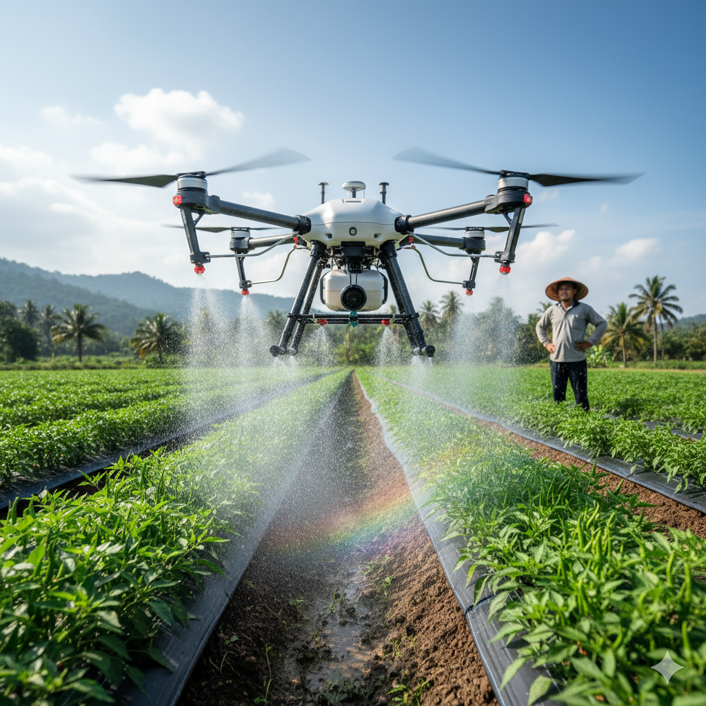 Dron Semburan Pertanian